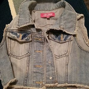 Jean vest size medium